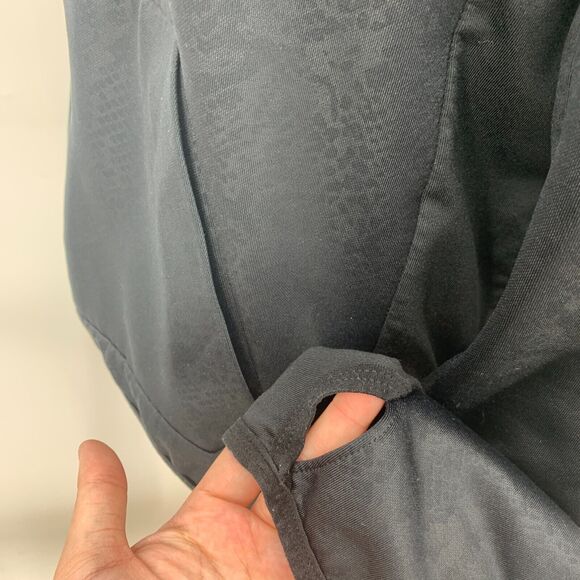 Nike Vixen Hooded Jacket Womens S Black Jacquard Full Zip Therma Fit Lightweight - Picture 5 of 14